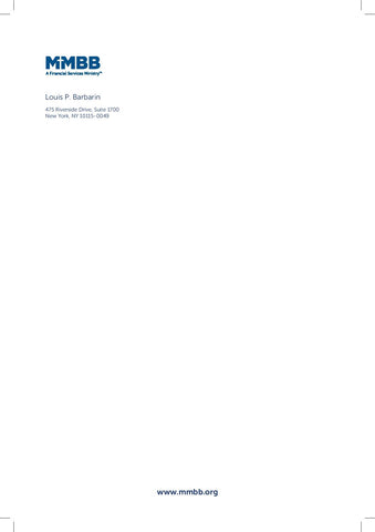 Personal Letterhead for Louis P. Barbarin